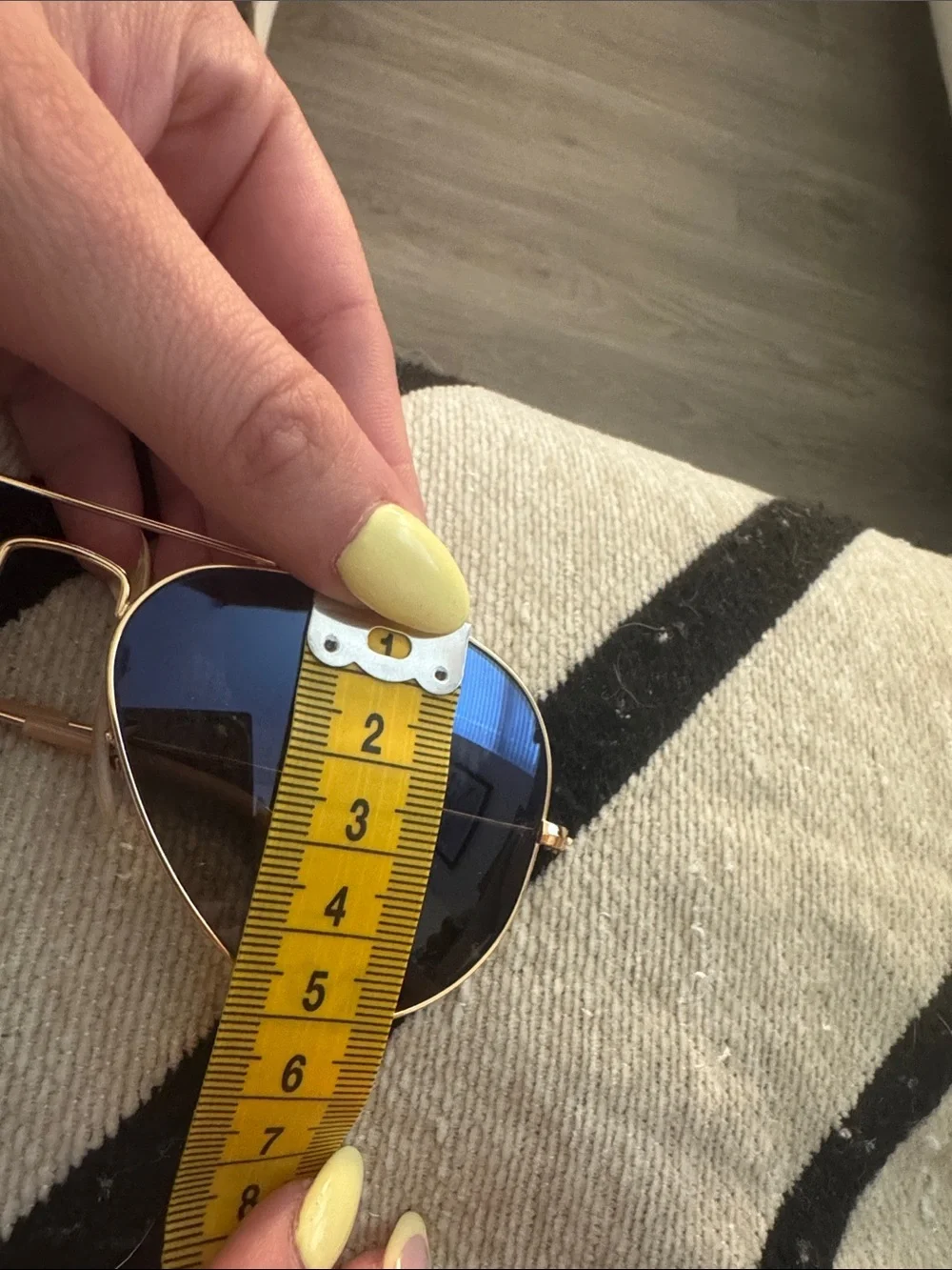 Ray-Ban Gold Frame Aviator Sunglasses with Black Case